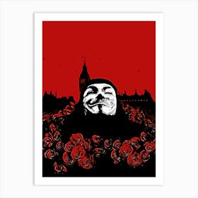 V For Vendetta movie 2 Art Print