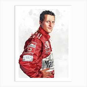 Michael Schumacher Art Print