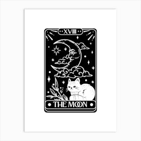 Moon Tarot Card Art Print