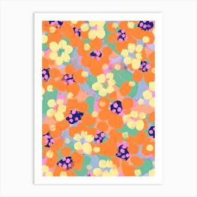 Flower Pattern Art Print