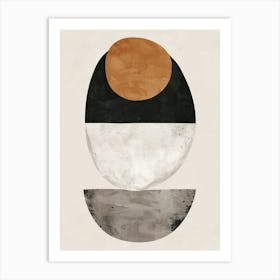 Uppsala Stone Park Bauhaus Minimalist Art Print