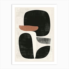 Maniitsoq Stone Park Bauhaus Minimalist Art Print