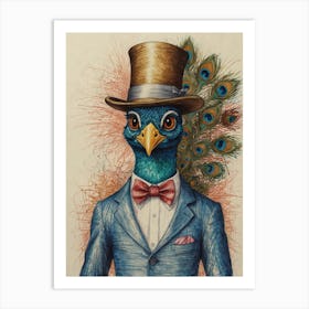 Peacock 31 Art Print