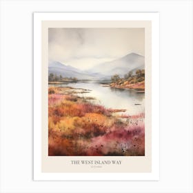 The West Island Way Scotland Uk Trail Poster Art Print