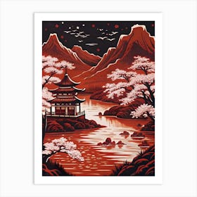 Landscape of China Art Print