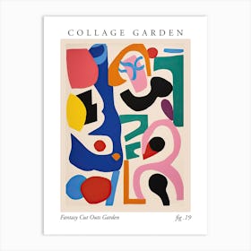 Collage Garden 19 Art Print