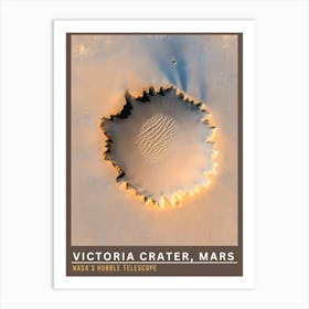 Victoria Crater, Mars 1 Art Print