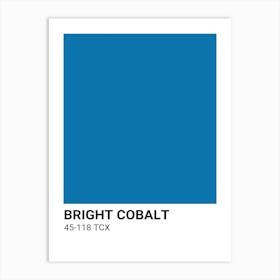 Bright Cobalt Art Print