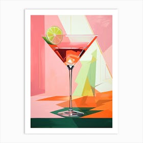 Martini Poster, Alkohol Poster Art Print