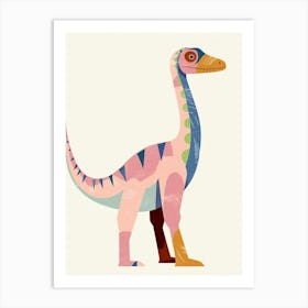 Nursery Dinosaur Art Eoraptor 1 Art Print