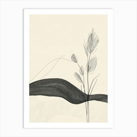 Sand And Grass 1 Art Print