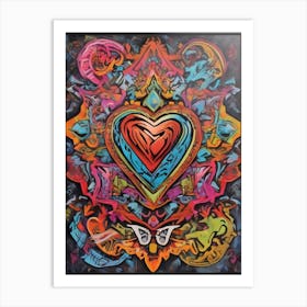 Heart Of Love 5 Art Print