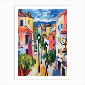 Santander Spain 6 Fauvist Painting Art Print