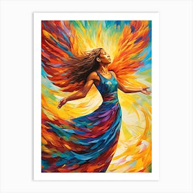 Angel Wings Manifestation 3 Art Print