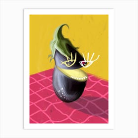 Eggplant Art Print