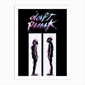 Daft Punk 10 Art Print