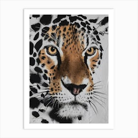 Leopard Painting 1 Art Print