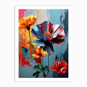 Flowers In A Vase 42 Art Print