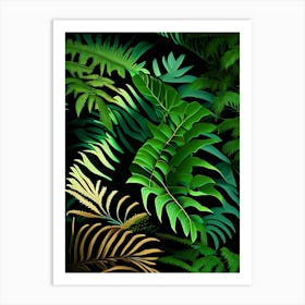 Mother Fern Vibrant Art Print