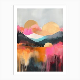 Sunset Canvas Print Art Print