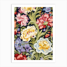 Floral Pattern 36 Art Print