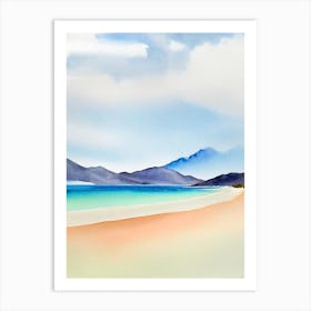 Wineglass Bay 2, Australia Watercolour Art Print