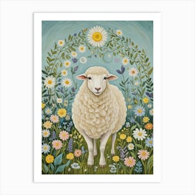 Spring Sheep Art Print