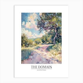 The Domain Austin Texas Oil Painting 1 Poster Art Print