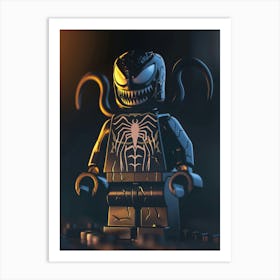 Lego Venom Art Print