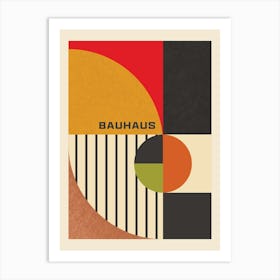 Bauhaus Abstract Colourful Print 2 Art Print