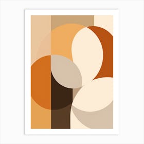 Abstract Circles Canvas Art Print