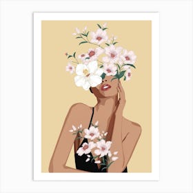 White Bloom 1 Art Print