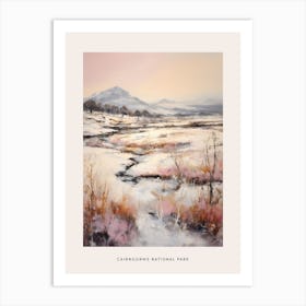 Dreamy Winter National Park Poster  Cairngorms National Park Scotland 2 Art Print