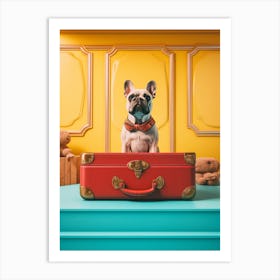 French Bulldog Dog 6 Art Print