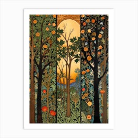 William Morris Three Trees Art Print