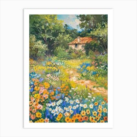 Texas Wildflowers Art Print