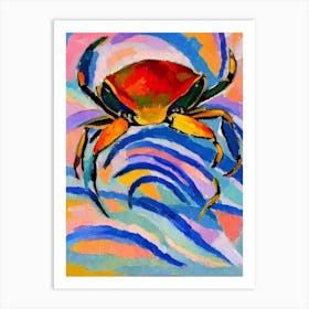 Blue Crab Matisse Inspired Art Print