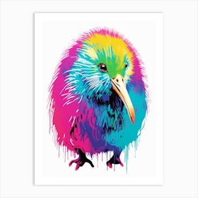 Andy Warhol Style Bird Kiwi 3 Art Print