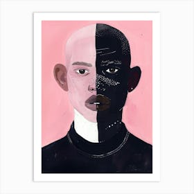 Portrait Of A Black Man 4 Art Print