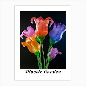 Bright Inflatable Flowers Poster Canterbury Bells 1 Art Print