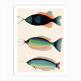 Zooplankton Vintage Poster Art Print