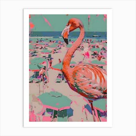 Pink Flamingo 1 Art Print