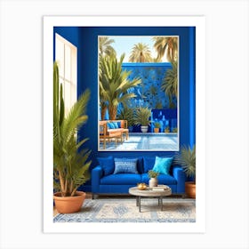 Moroccan Living Room Art Print