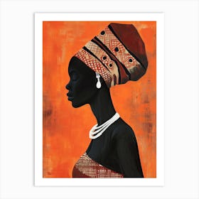 African Woman 93, Africa, Boho Art Print