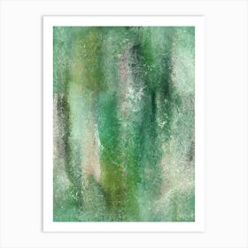 Beautiful Rain Forest Tones Palette Masterpiece 2 Art Print