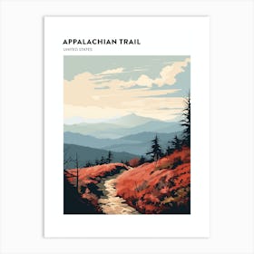 Appalachian Trail Usa 3 Hiking Trail Landscape Poster Art Print