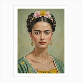 Pastel Frida Art Print