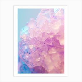 Purple Crystals Art Print