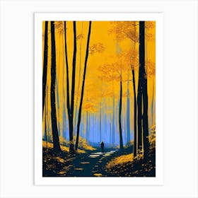 Walk In The Woods 3 Art Print