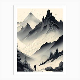 Mountain Landscape Art Print